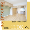 《1LDK/千種区大久手町》温もり感のあるナチュラルテイストのお部屋へリノベーションしました。